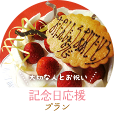 大切な人とお祝い 記念日応援プラン