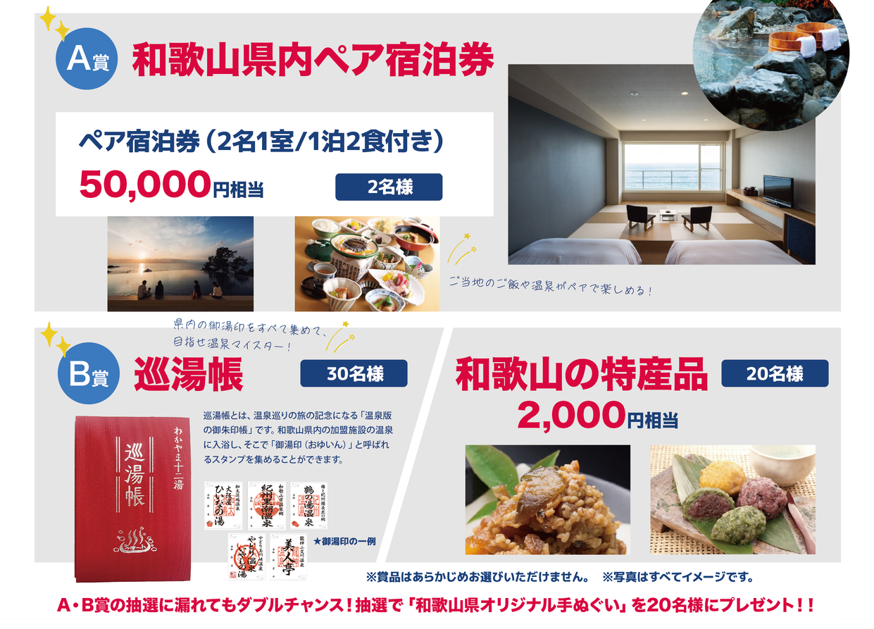 聖地リゾート！和歌山 湯めぐりキャンペーン（告知画像）