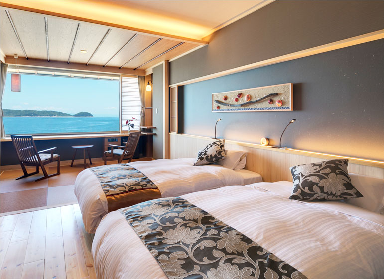 Newly Remodeled Japanese-Western Room with an Ocean View