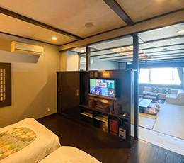 Cタイプ 展望風呂付きツイン＋和室15畳